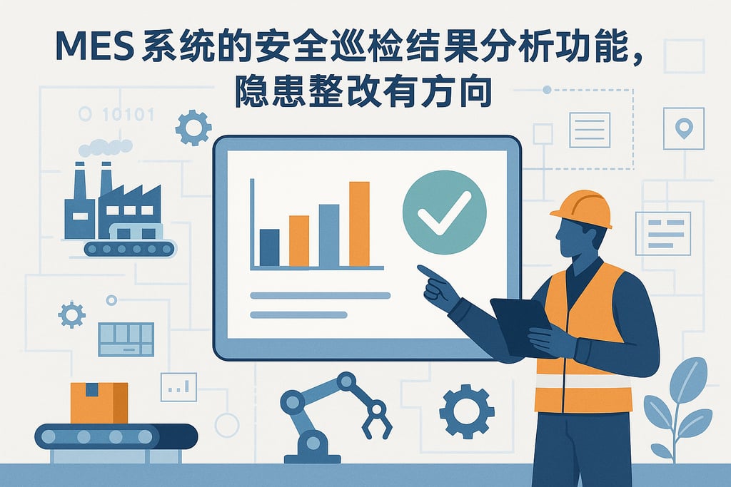 MES 系统的安全巡检结果分析功能，隐患整改有方向